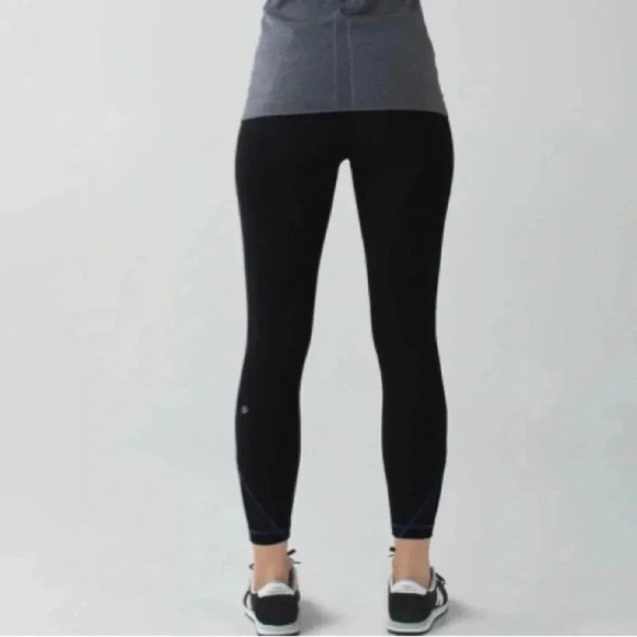 Lululemon Inspire Tights II Full-On Luxtreme (mesh) Floral Sport Sz 8 - Picture 7 of 10